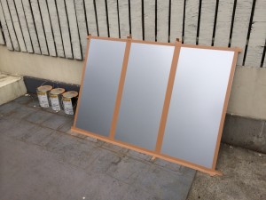 三浦様邸　見本板施工前