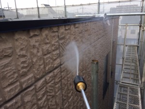 外壁洗浄⑴