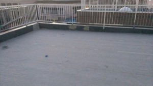 通気緩衝シート貼り