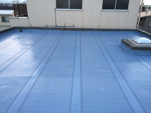 シート張り完了