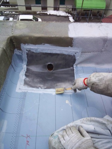 改修用ドレン設置