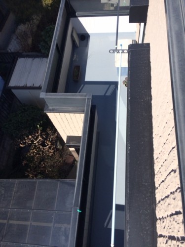 ２階バルコニー施工完了