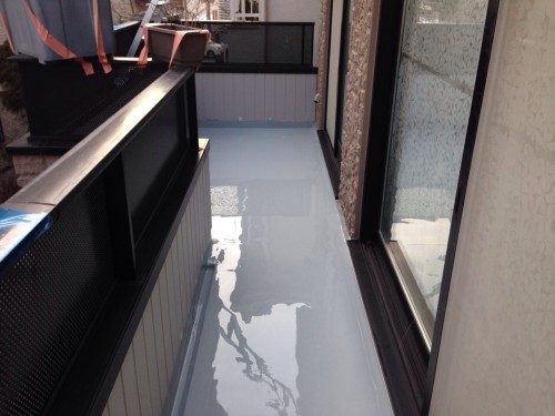 ウレタン２層目塗布