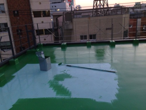 トップコート塗布