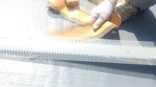 ジョイントテープ貼り