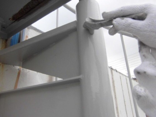 鉄骨階段１回目⑴