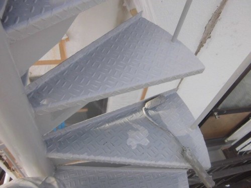 鉄骨階段１回目⑵