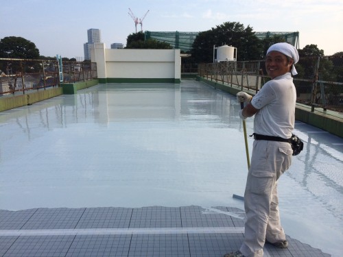 ウレタン１層目