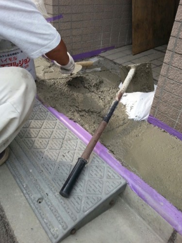 生コン打設⑷