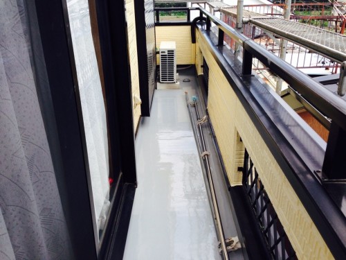 ベランダ施工完了２