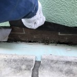 開放廊下・ベランダの　雨漏り補修・防水工事を行っております！