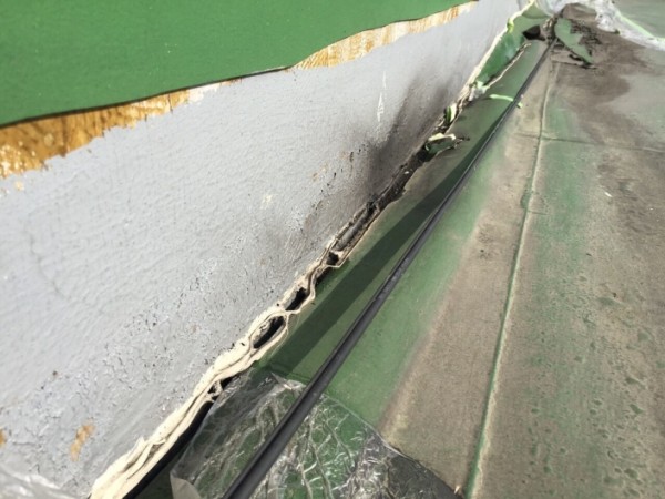 千葉県松戸市の鉄骨マンション｜屋上の防水工事（塩ビシート防水）の施工事例