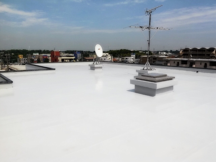 さいたま市緑区東浦和の某鉄骨マンション｜各所屋根の防水工事（メンテナンス） 施工事例
