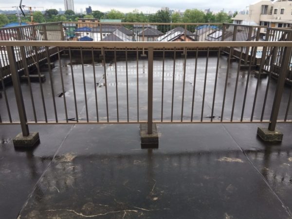 埼玉県三郷市高州の鉄骨の一般住宅｜屋上・ベランダの雨漏り修理 施工事例