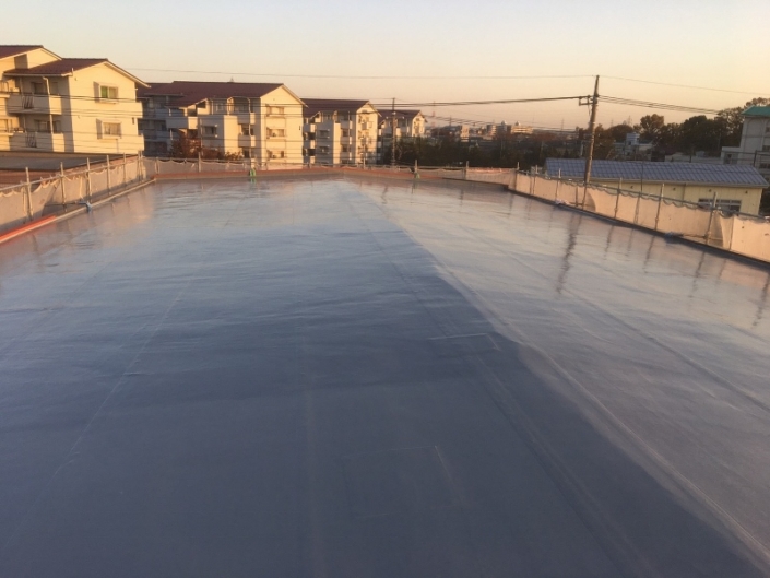 雨漏りによる屋上の防水工事（ウレタン塗膜防水）｜埼玉県さいたま市南区のVマンションにて雨漏り修理