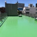 大規模修繕にて屋上の防水工事（ウレタン塗膜・通気緩衝工法）｜茨城県つくばみらい市のHマンションにて雨漏り修理