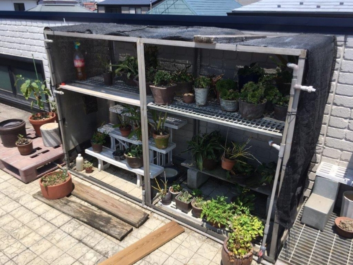 ガーデニング用の棚