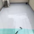 ベランダのトップコート塗布｜埼玉県上尾市のE様邸にて雨漏りに伴う防水工事