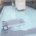屋上の防水工事に伴う1層目のウレタン塗布｜茨城県取手市のK様邸にて雨漏り修理