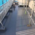 屋上の防水工事（保護トップコートの塗布）｜茨城県坂東市のH様邸にて雨漏り修理